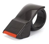 Dévidoir pour rouleau adhésif diamètre 7,5 cm - - ALTOBUY Noir