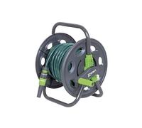 Enrouleur tuyaux d'arrosage Ribimex dévidoir ribiland pra-db-1104 - enrouleur avec tuyau d'arrosage - 15 m - ø 12,5 mm