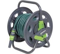 Enrouleur tuyaux d'arrosage Ribimex dévidoir ribiland pra-db-1104 - enrouleur avec tuyau d'arrosage - 15 m - ø 12,5 mm