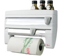 Dévidoir Roll N Rool - METALTEX - pour essuie tout et film étirable - aluminium et plastique