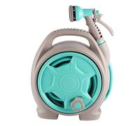 Dévidoir Tuyau Arrosage, Chariot avec Tuyau Haute Pression, Accessoires Arrosage Jardin - Facile à Utiliser, Durable et Mobile, Idéal Pour Jardin et