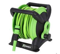 Dévidoir tuyau arrosage portable mural équipé 15m diam 12,5mm