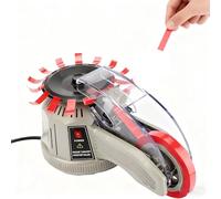 Dévidoirs de ruban adhésif électriques, machine de découpe de ruban à disque rotatif, longueur de coupe de 11 à 58 mm et largeur de ruban de 3 à 22 mm, rouleaux détachables, for entrepôts, écoles