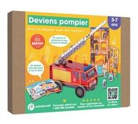 Deviens pompier - Kit Pandacraft 3-7 ans: Deviens pompier pour sauver un immeuble des flammes !