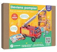 Deviens pompier - Kit Pandacraft 3-7 ans: Deviens pompier pour sauver un immeuble des flammes !