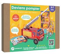Deviens pompier - Kit Pandacraft 3-7 ans Deviens pompier pour sauver un immeuble des flammes ! - Collectif - Pandacraft - Boîte ou accessoire - Jeux livres objets