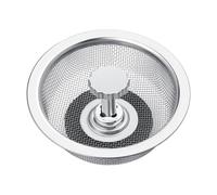 D'évier De Cuisine Stop En Acier Inoxydable Sans Étape, Tamis De Drainage Fin, Conception De L'anneau À Cheveux | Couvercle Anti-déflexion Pour Les Résidus De Nourriture Douche De La Sal