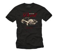 Devil Camaro SS Voiture V8 US Car Tee Shirt Noir M L
