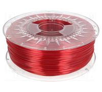 DEVIL DESIGN PETG-1.75-RUBY-RED-TRANSPARENT Filament