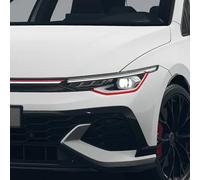 Devil Eye® Film de phare rouge Bande décorative Décoration Bande décorative Flexible pour phare de véhicule automobile Autocollant KX004 (Compatible avec VW Golf 8 à partir de 2024)