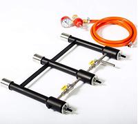 DEVIL-FORGE Brûleur à gaz modèle 3 Connectés DFP (240.000 BTU) pour forges à gaz et fours de fusion de métaux, Efficace et économique, Gas Burner