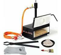 DEVIL-FORGE Forge à Gaz Propane modèle DFHS1+1D/2.8” avec 1 Porte 1 Brûleur DFP (80.000 BTU) pour Couteliers, Maréchaux-Ferrants et Forgerons, Fabrication Couteaux de fers à cheval, Forgeage Métaux