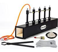 DEVIL-FORGE Forge à Gaz Propane modèle DFPROF5 avec 5 DFP brûleurs (jusqu'à 400 000 BTU) utiliser 1, 2, 3, 4 ou 5 brûleurs, Pour la fabrication de couteaux, épée. Forgerons Efficace Économique