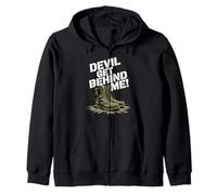 Devil Get Behind Me Bottes de Combat Sweat à Capuche