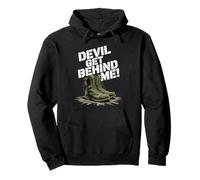 Devil Get Behind Me Bottes de Combat Sweat à Capuche