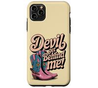 Devil Get Behind Me Bottes de Cowboy Coque pour iPhone 11 Pro Max