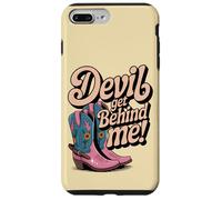 Devil Get Behind Me Bottes de Cowboy Coque pour iPhone 7 Plus/8 Plus