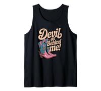 Devil Get Behind Me Bottes de Cowboy Débardeur