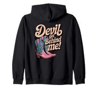 Devil Get Behind Me Bottes de Cowboy Sweat à Capuche
