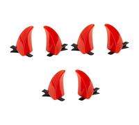 Devil Horn Hair Clip For Halloween Christmas Cosplay Costume Parties Secure Side Barrette Masquerades Accessories 3Pairs Christmas Devil Horn Barrettes