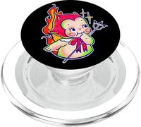Devil Kewpie Baby Demon Pitchfork Tatouage Traditionnel Flash PopSockets PopGrip pour MagSafe