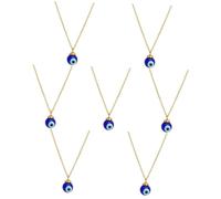 Devil Pendant Decor Choker Bangle Charms Symbolic Evil Eye Trendy Necklace Stylish Neck Chain Blue Jewelry Copper