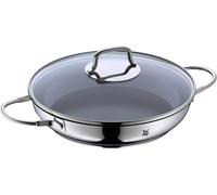 Devil Sauteuse De Service Avec Couvercle En Verre Et Revêtement En Acier Inoxydable Cromargan Compatible Induction 26 Cm