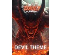 DEVIL Theme Daily Planner | 3 Month Productivity & Wellness Planner Journal | 106 Pages | Habit Tracker, Mood Tracker & Daily Routin