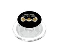 Deviled Egg You Know Why Im Here Thanksgiving PopSockets PopGrip pour MagSafe