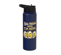 Deviled Egg You Know Why Im Here Thanksgiving Stainless Steel Insulated Water Bottle