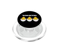 Deviled Eggs You Know Why Im Here Thanksgiving Men Women Kid PopSockets PopGrip pour MagSafe