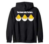 Deviled Eggs You Know Why Im Here Thanksgiving Men Women Kid Sweat à Capuche