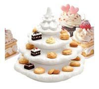 Deviled Support à œufs | Plateau en forme de sapin de Noël à 4 étages | Présentoir à apéritif 26 trous, pour rassemblements de vacances, Thanksgiving, mariage, barbecue, fêtes en plein air
