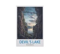 Devil's Lake Wisconsin，Puzzles Personnalisés, 1000 Pièces Puzzle en Papier, pour Enfants Adultes Famille Jeu Difficulté Défi Puzzles（50x70cm）-GC17