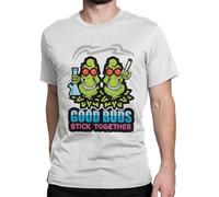 Devil's Lettuce T-Shirt Vintage Cotton Tee Shirt Weed Marijuana 420 Smoking T Shirt Crewneck Clothes Tee White Manches Courtes(Large)