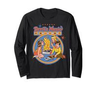 Devil's Music Sing-Along Retro Vintage Funny Adult Humor Manche Longue
