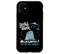 Devils Tower National Monument Out of This World! Funny OVNI Coque pour iPhone 11