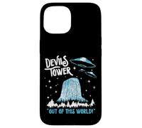 Devils Tower National Monument Out of This World! Funny OVNI Coque pour iPhone 15