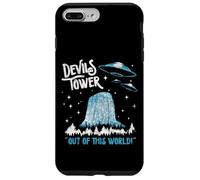 Devils Tower National Monument Out of This World! Funny OVNI Coque pour iPhone 7 Plus/8 Plus