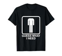Devine ce Dont J'Ai Besoin Head Raunchy Gen Z Meme Cringe Headless T-Shirt
