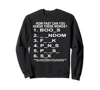 Devine Les Mots Blagues Esprit Tordu Quiz Sweatshirt