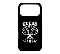 Devine Mon Niveau De Padel - Jeu De Mots Marrant sur Le Coque pour iPhone 17 Pro Max