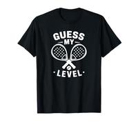 Devine Mon Niveau De Padel - Jeu De Mots Marrant sur Le T-Shirt