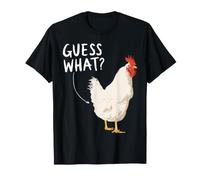 Devine What Chicken Butt Funny Chicken Butt White Hen Meme T-Shirt