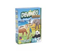 DEVINEO - Jeux de société Enfant 6 Ans et + Jeu de Cartes de devinettes et de Questions Animaux Fille et garçon - Amusant et éducatif en Famille - À la Maison ou en Vacances