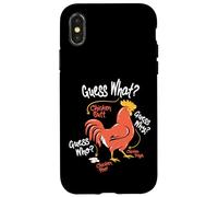 Devinez ce Que Chicken Butt Fun Coque pour iPhone X/XS