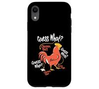 Devinez ce Que Chicken Butt Fun Coque pour iPhone XR