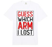 Devinez Quel Bras J'Ai Perdu - Amputation du Bras amputé Comfort Colors Adult Heavyweight T-Shirt