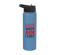 Devinez quel bras j'ai perdu - Amputation du bras amputé Stainless Steel Insulated Water Bottle
