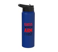 Devinez quel bras j'ai perdu - Amputation du bras amputé Stainless Steel Insulated Water Bottle